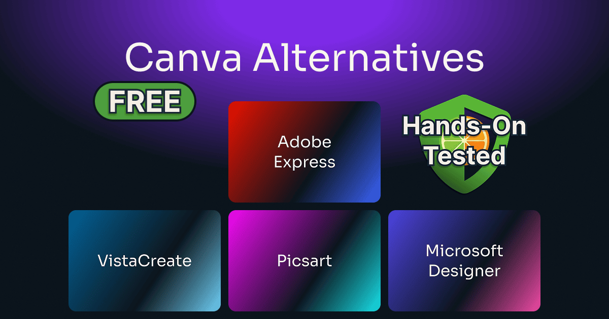 Canva Alternatives Free in 2026: 4 Tools I Tested on the Free Plan