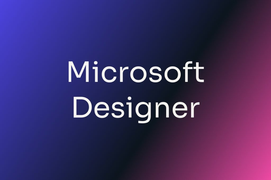 canva alternatives free — Microsoft Designer, ranked fourth of the four tools tested