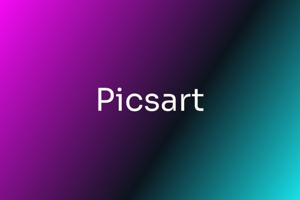 canva alternatives free — Picsart, ranked third of the four tools tested